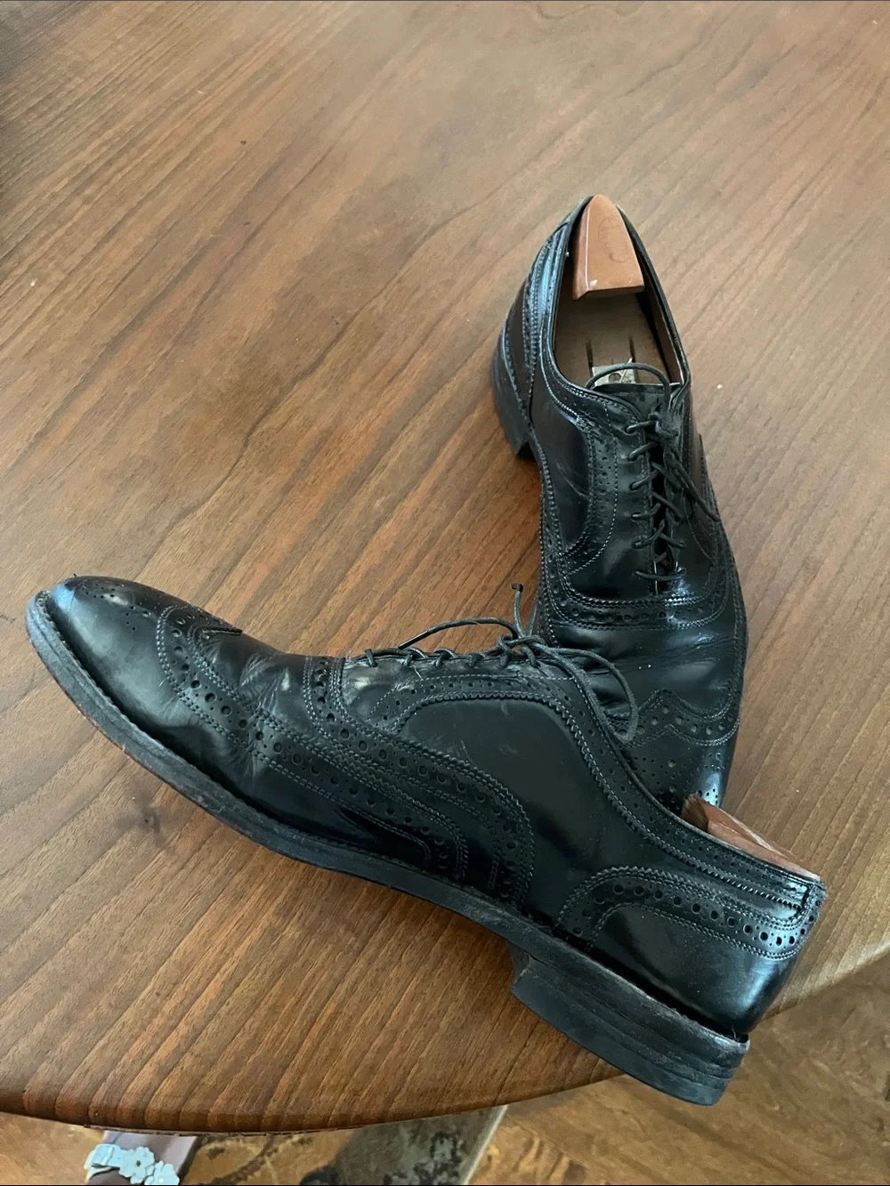 Florsheim Black Brogue Wingtip Oxfords